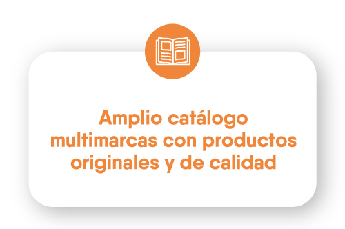 Amplio catalogo